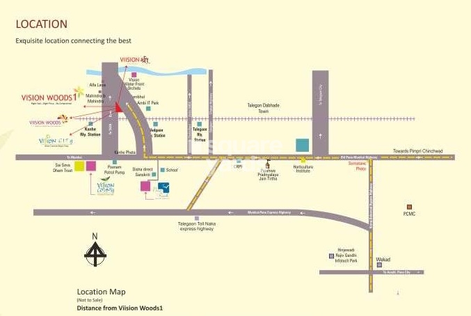 Siddhivinayak Vision Woods1 Location Image