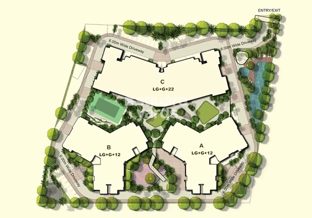 Sigma One Courtyard One Master Plan Image