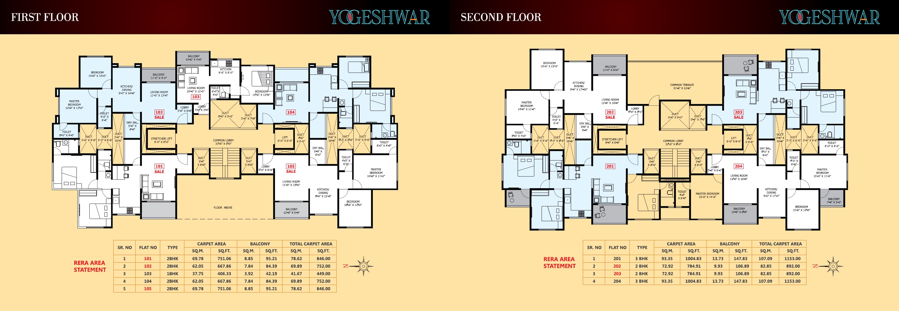 Signet Yogeshwar CHS Floor Plans