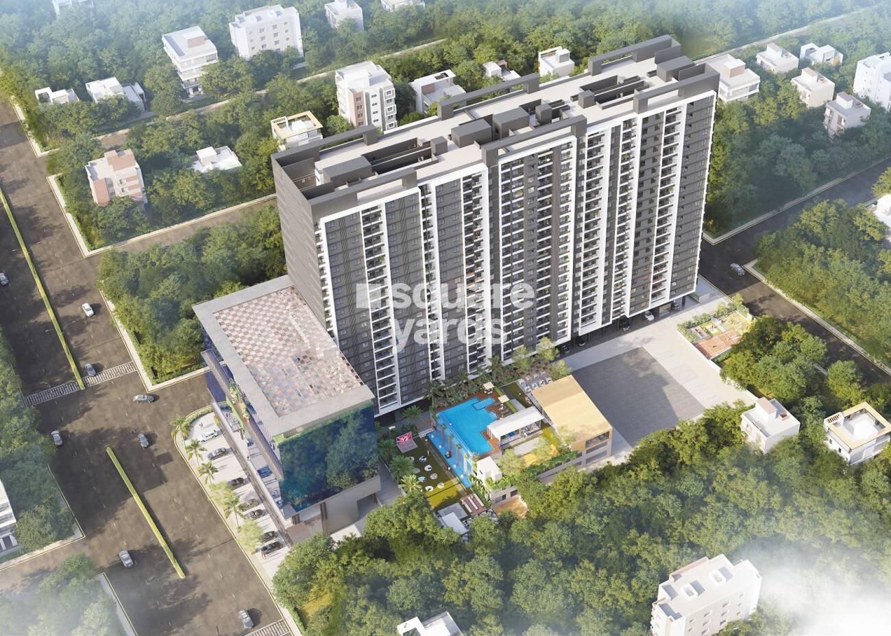 Silver Galaxy Tower View 3
