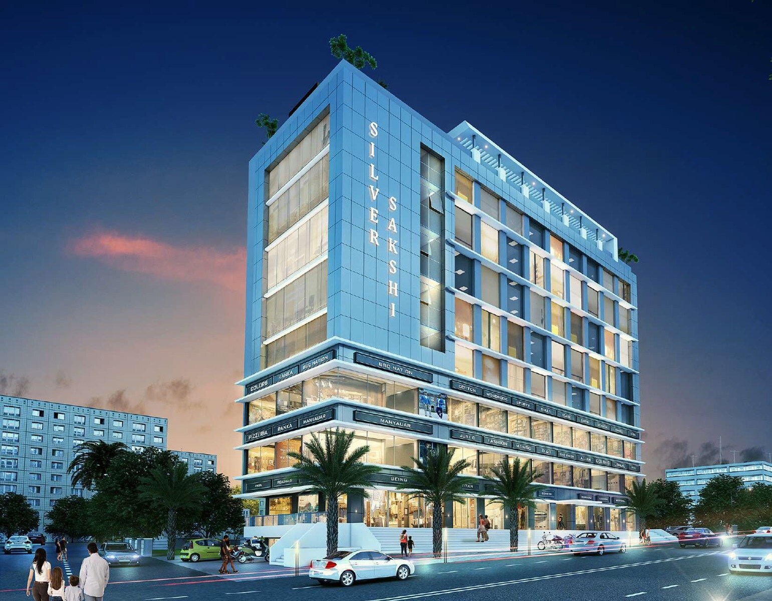 Silver Sakshi Apartment Exteriors