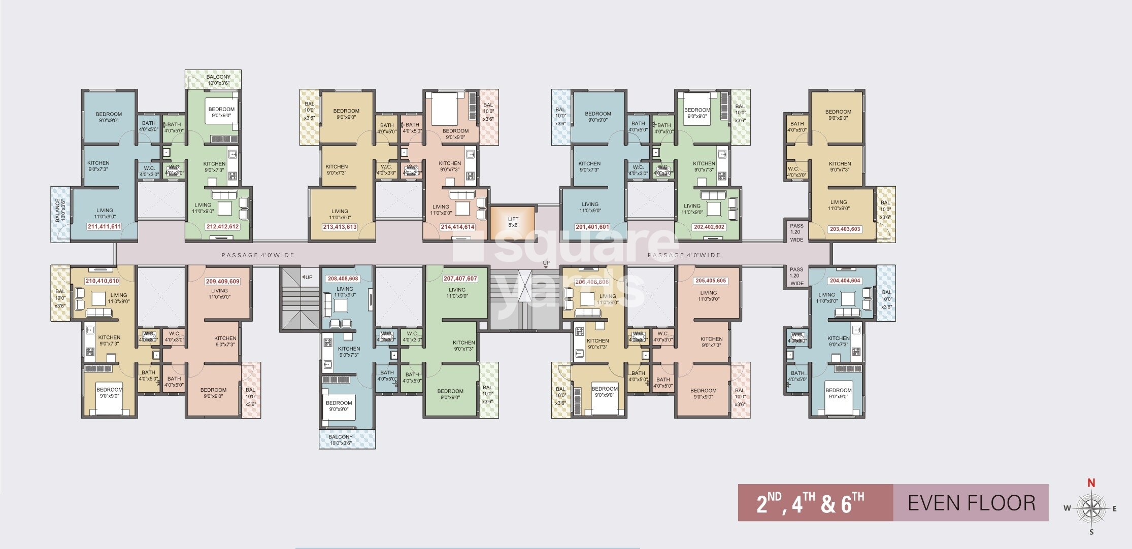 Silver Silka Residency Floor Plans