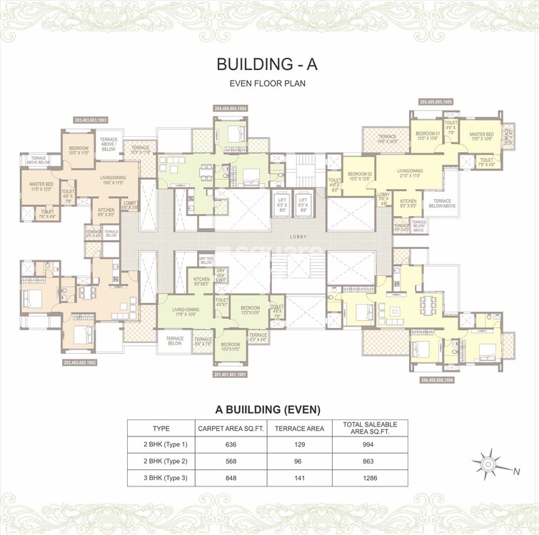 Silveroak Shriyans Apartment Floor Plans 1