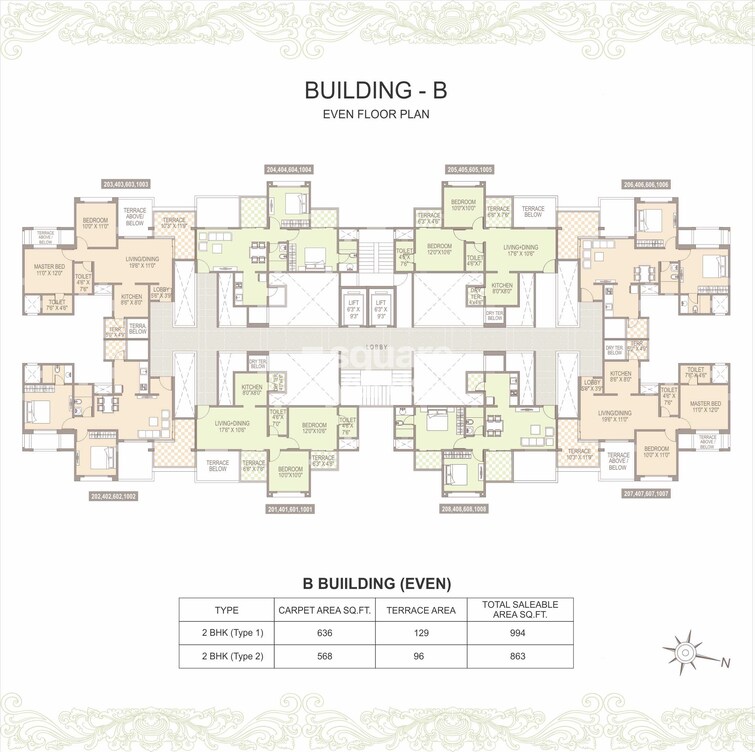 Silveroak Shriyans Apartment Floor Plans 3