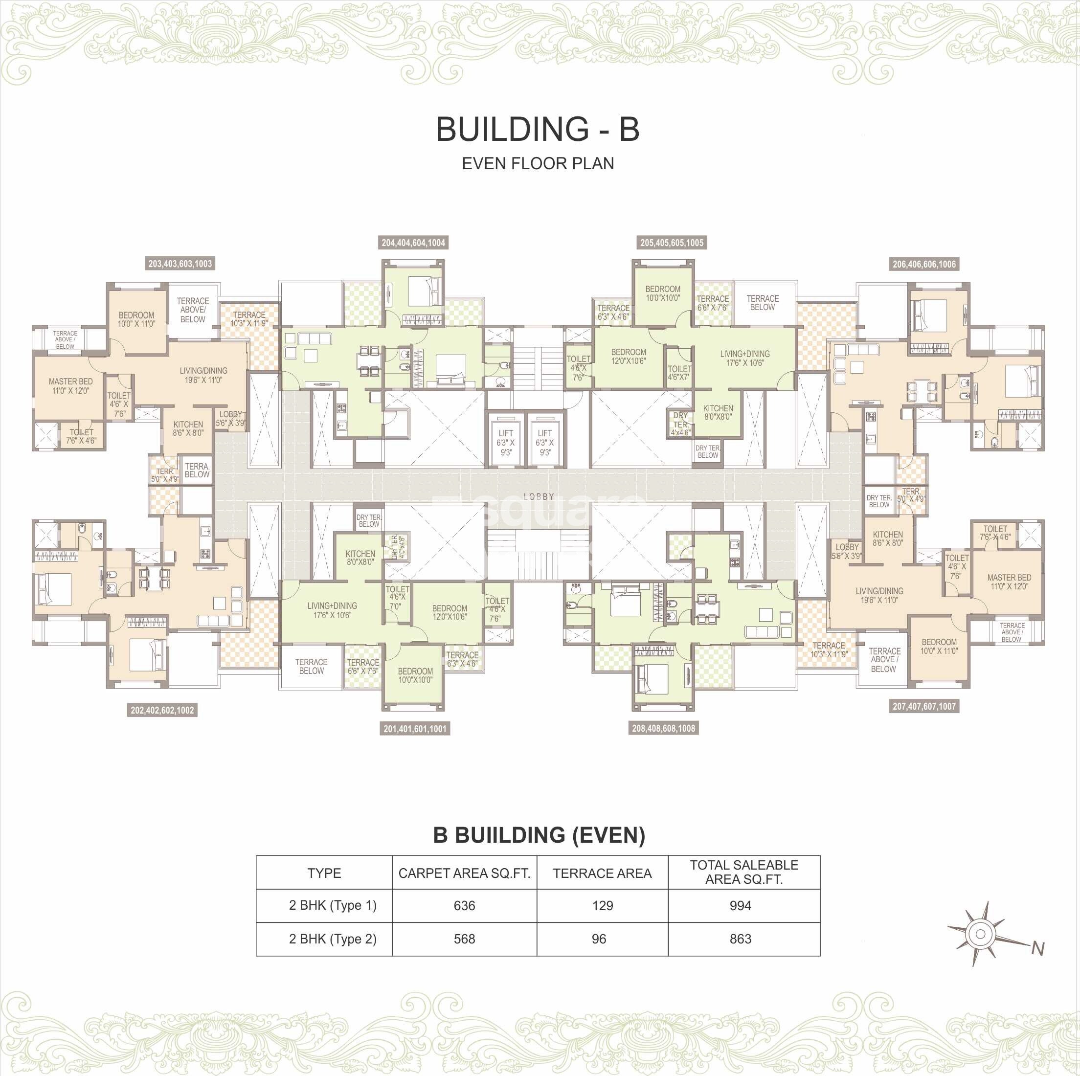 Silveroak Shriyans Apartment Floor Plans 3