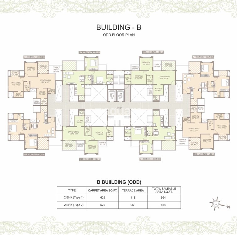 Silveroak Shriyans Apartment Floor Plans 4