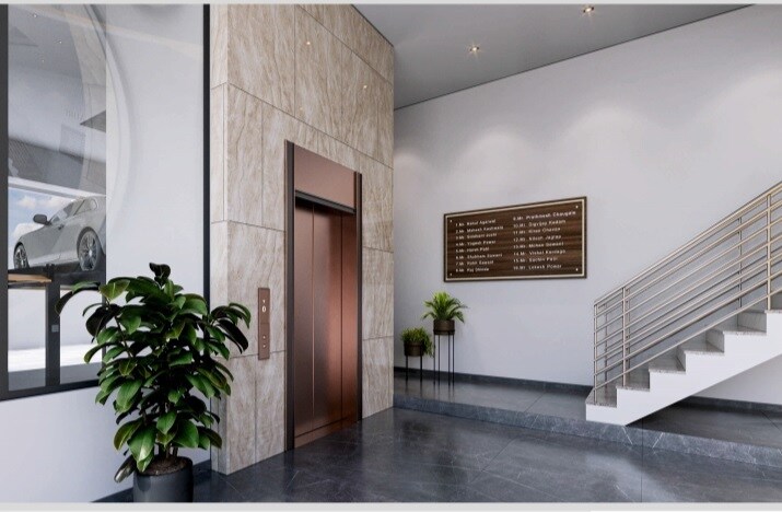 SJ New Gauri Apartment Lift Lobby Image