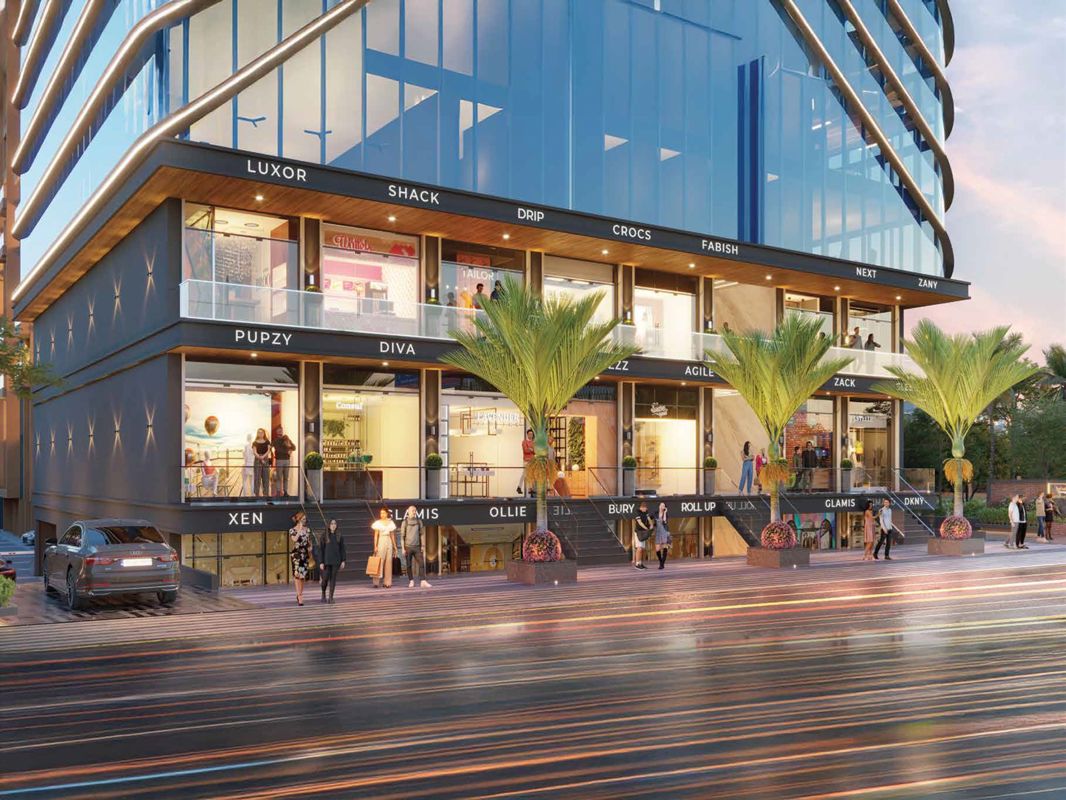 SK Fortune Towers Entrance View