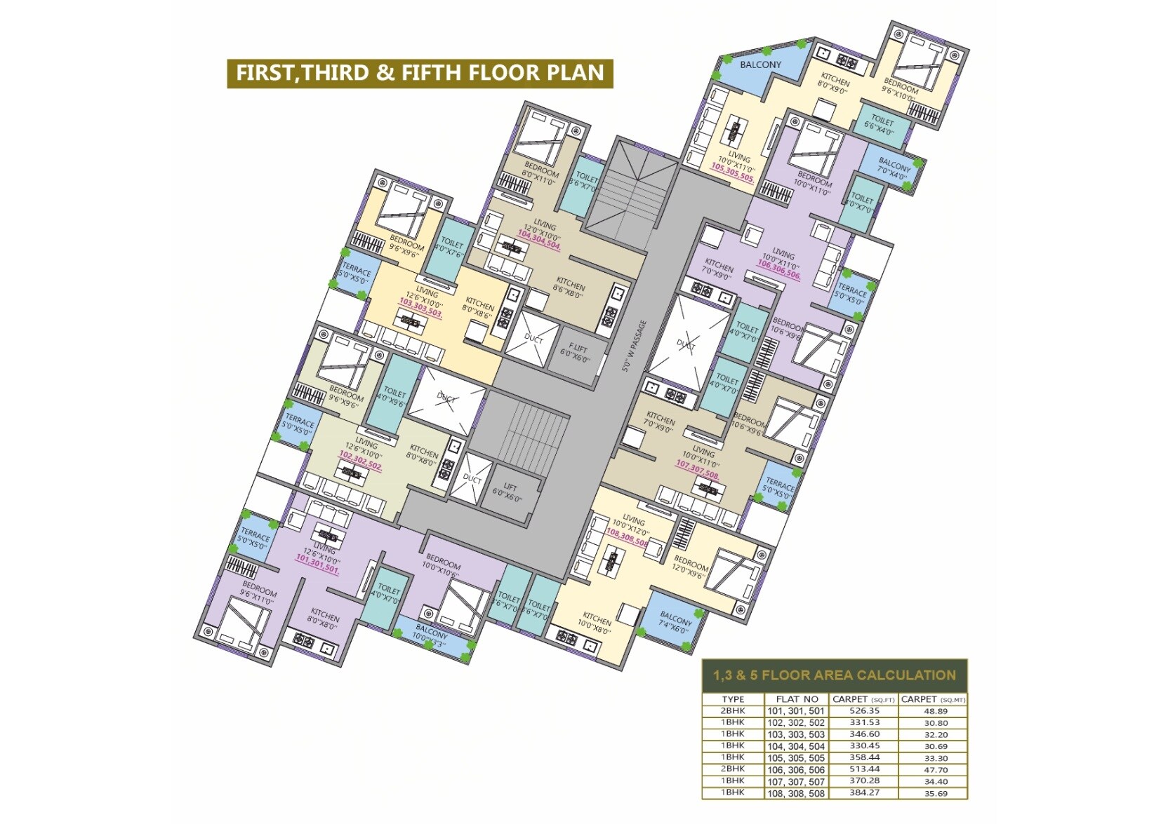 SK Sonai Heights Floor Plans