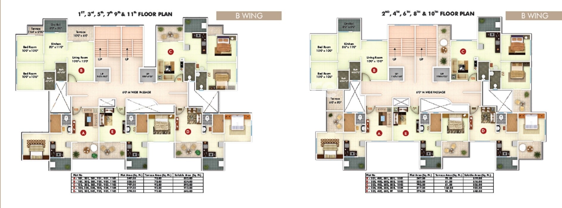 Sky Sparsh Regency Floor Plans