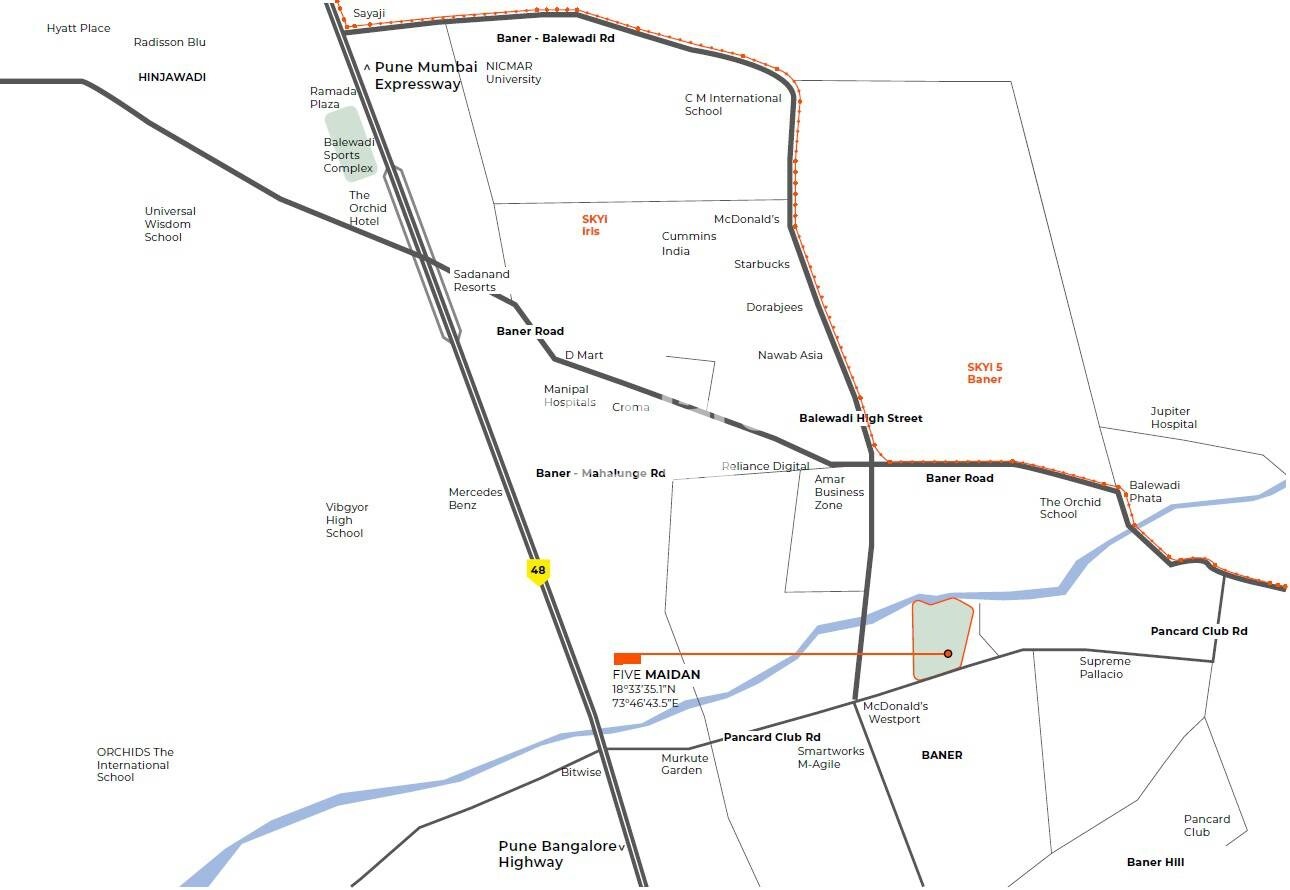 Skyi 5 Maidan Location Image