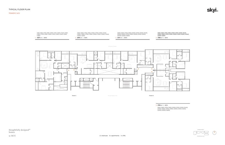 Skyi 5 Racecourse Floor Plans
