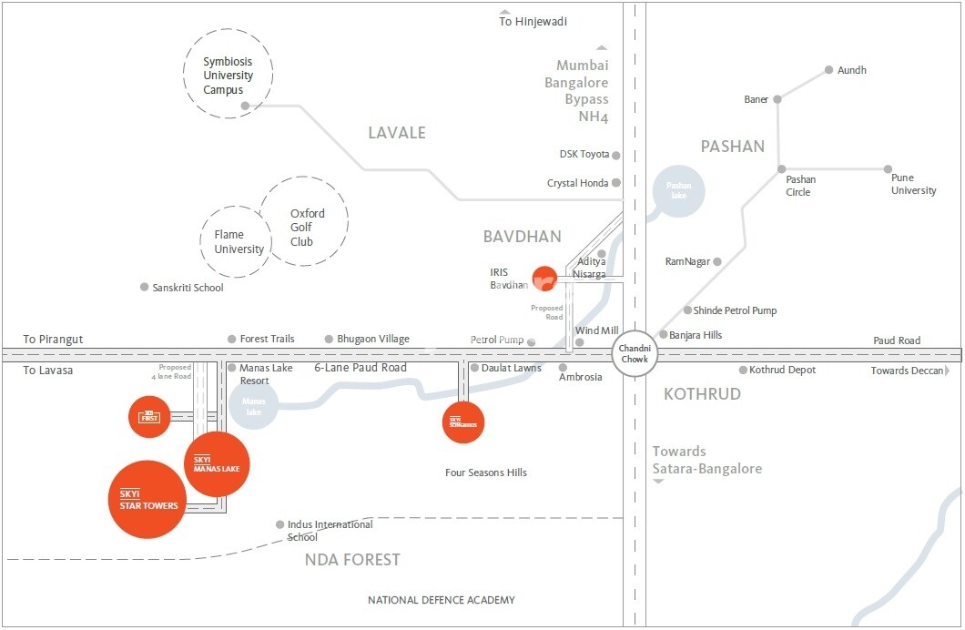 Skyi Star Towers Location Image