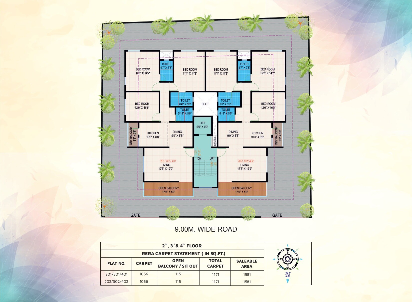 Skyline Prathamesh Apartments Floor Plans