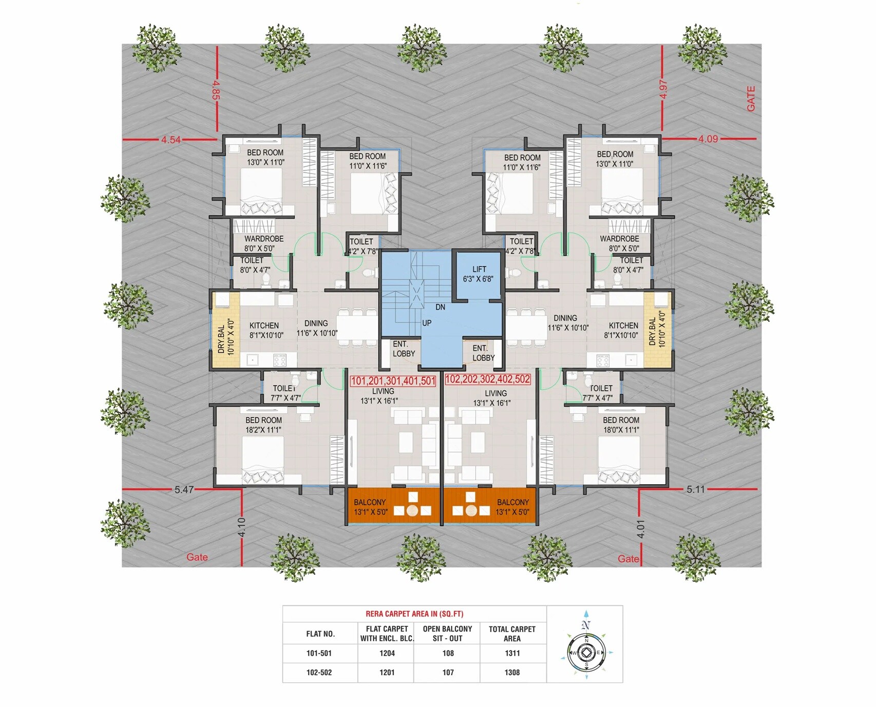 Skyline Susangat Floor Plans