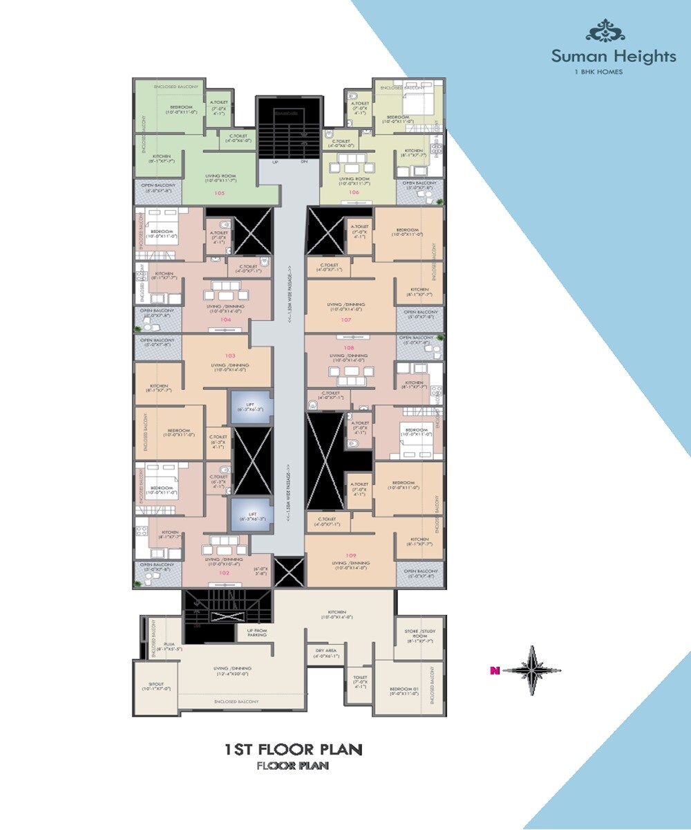 SM Suman Heights Floor Plans