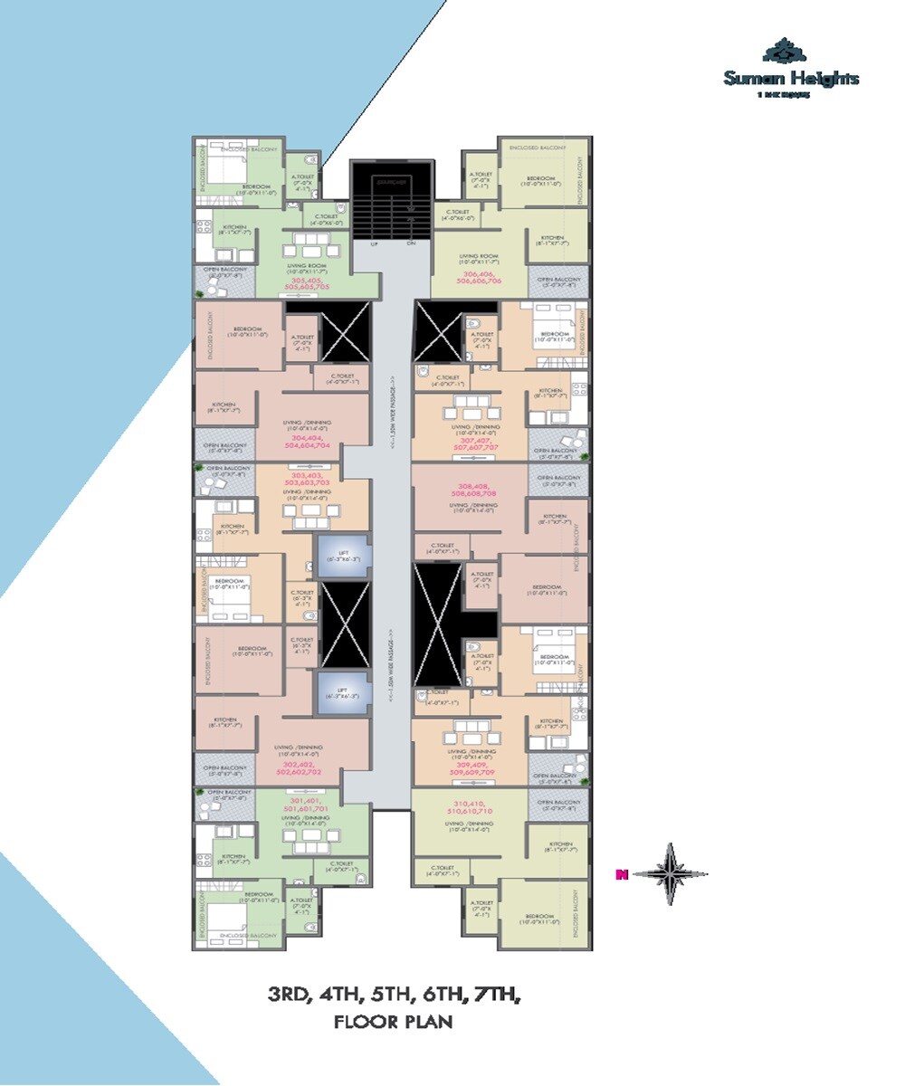 SM Suman Heights Floor Plans