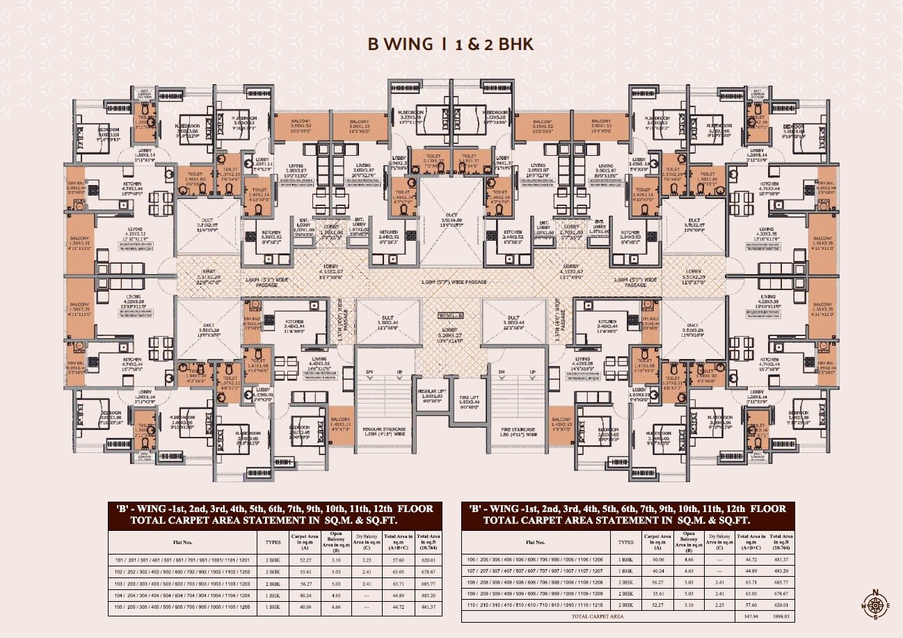 Sneha Kohinoor Floor Plans