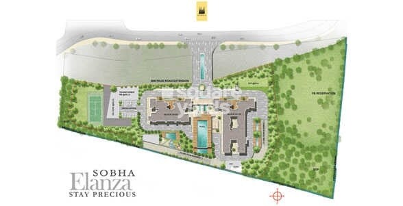 Sobha Elanza Master Plan 1