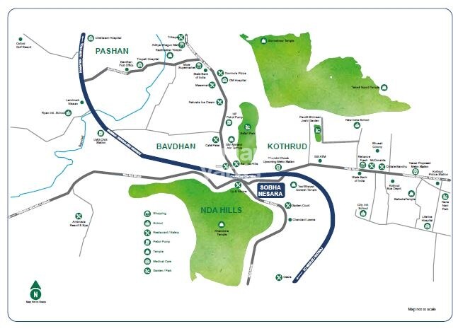 Sobha Nesara Block 2 Location Image