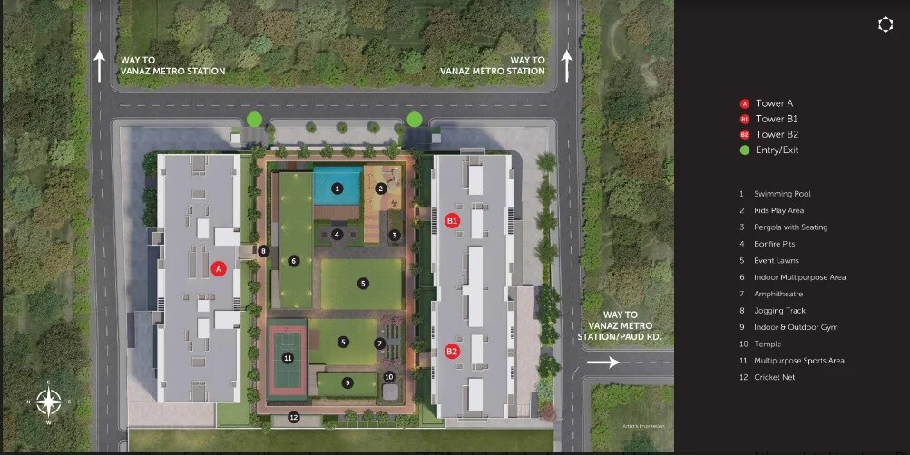 Solitaire Kothrud Master Plan Image