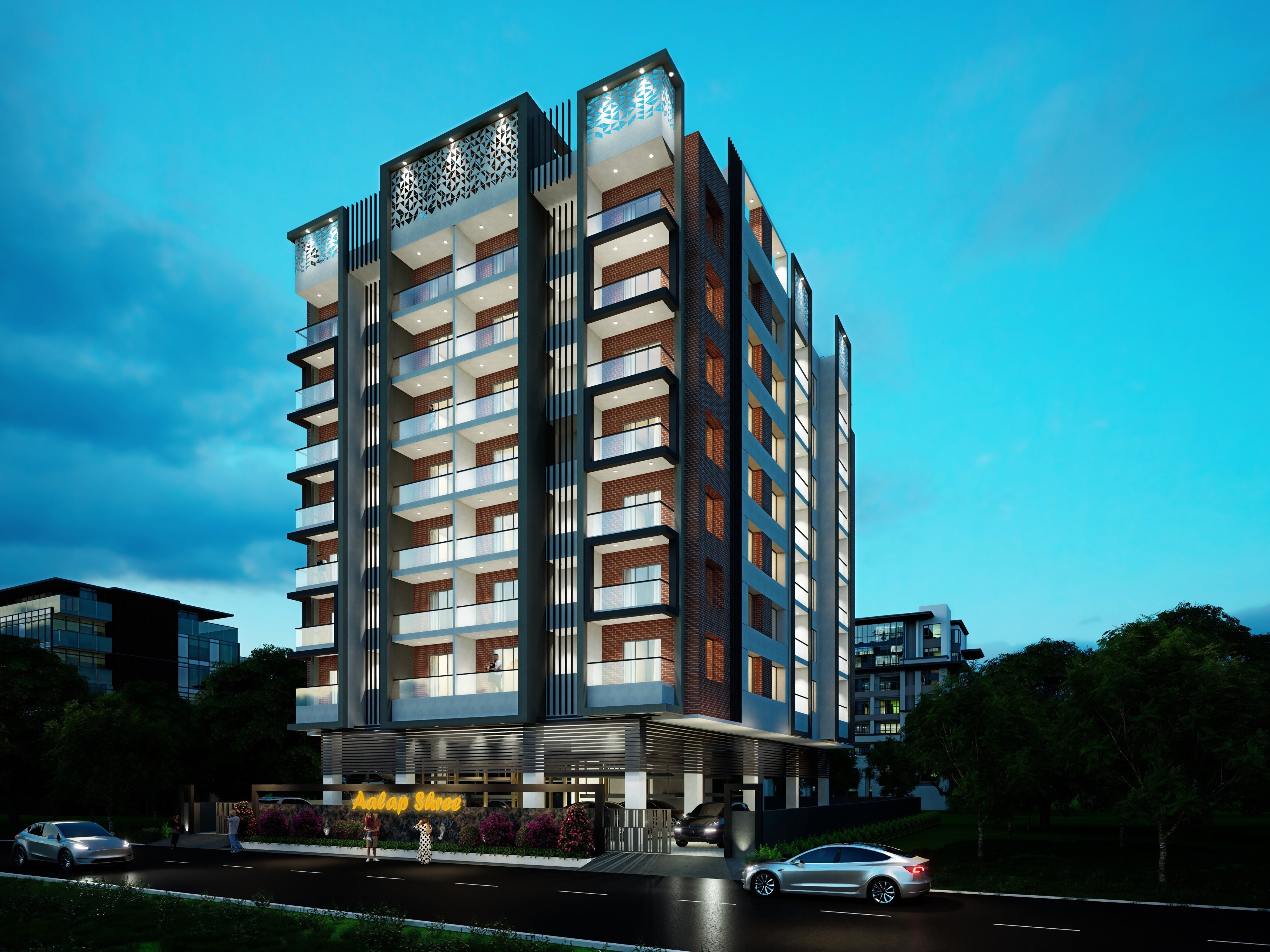 Sonigara Alapshree Apartment Exteriors