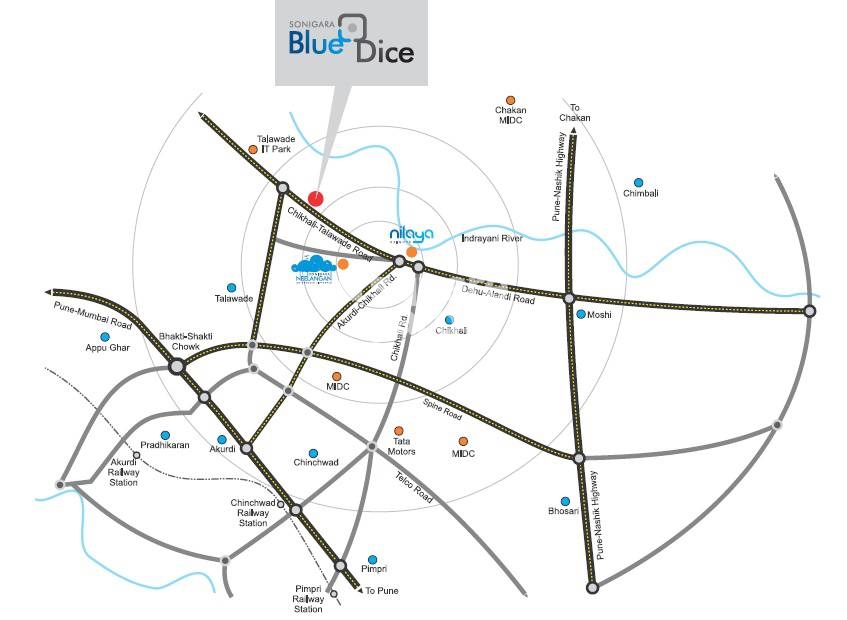 Sonigara Blue Dice Location Image