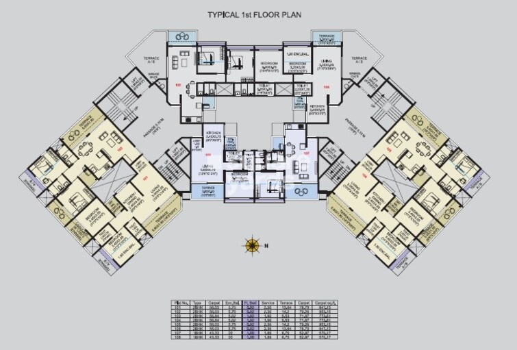 Sonigara Omega Paradise Floor Plans 1