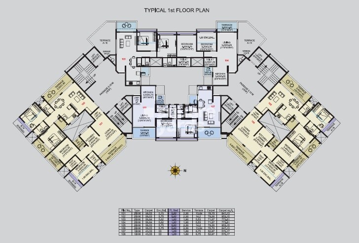 Sonigara Omega Paradise Floor Plans 1