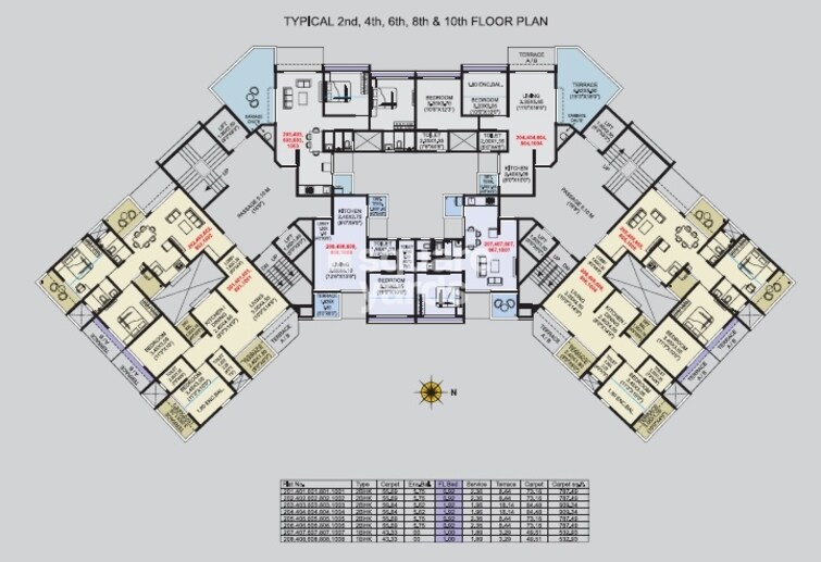 Sonigara Omega Paradise Floor Plans 2