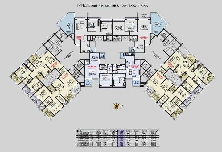 Sonigara Omega Paradise Floor Plans 2