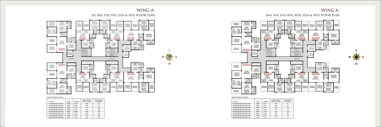 Sonigara Presidency Floor Plans 2