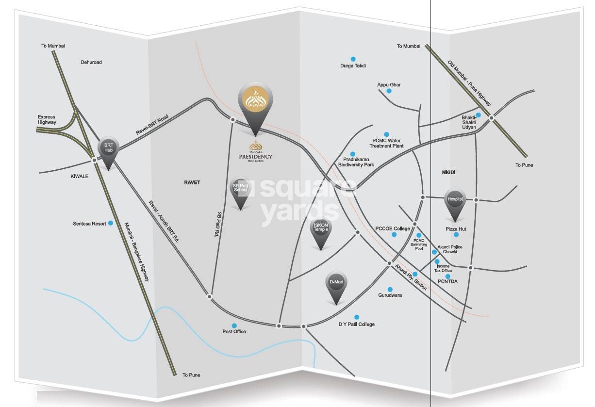 Sonigara Presidency Location Image