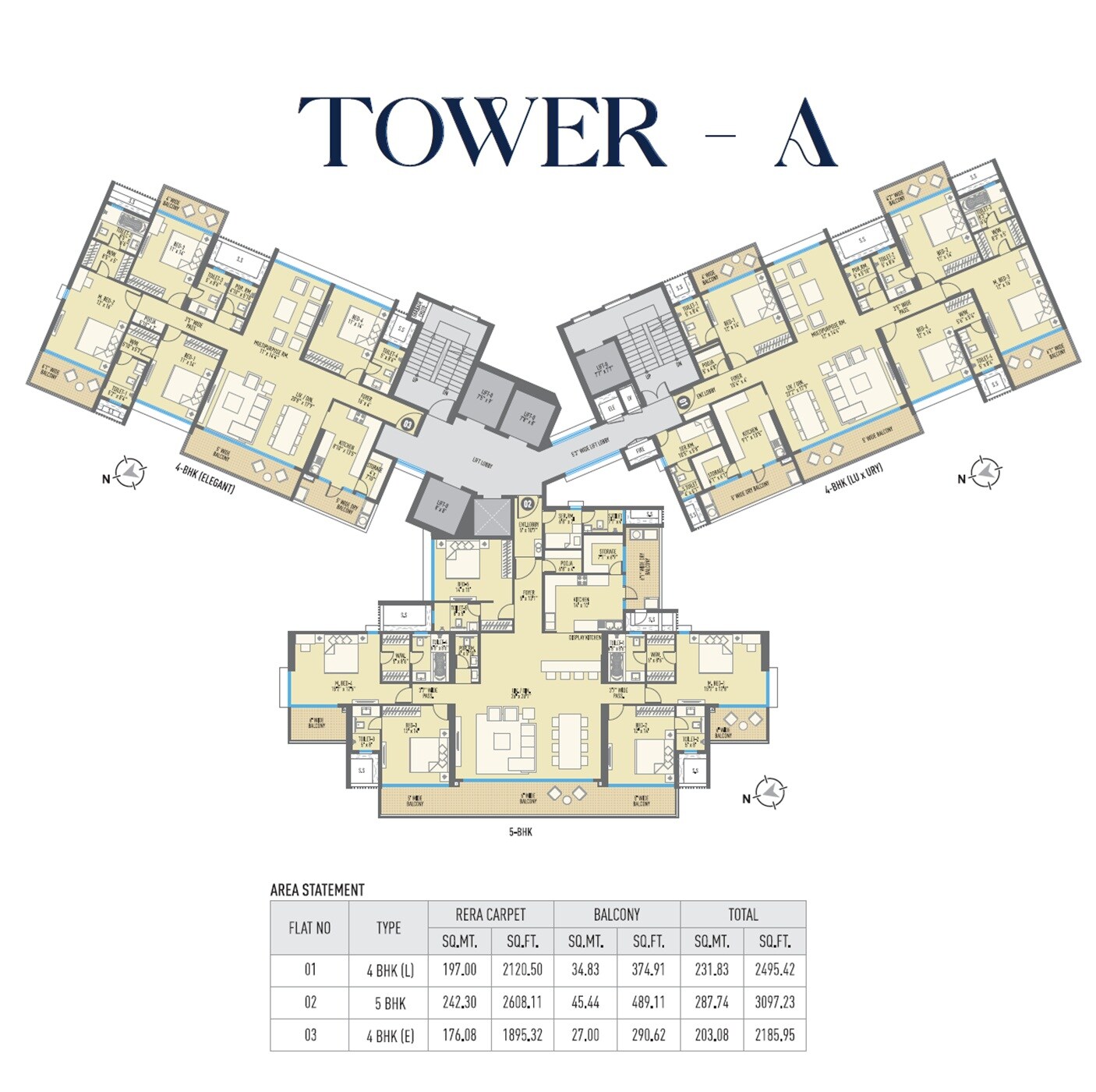 Sonigara The Mark Floor Plans