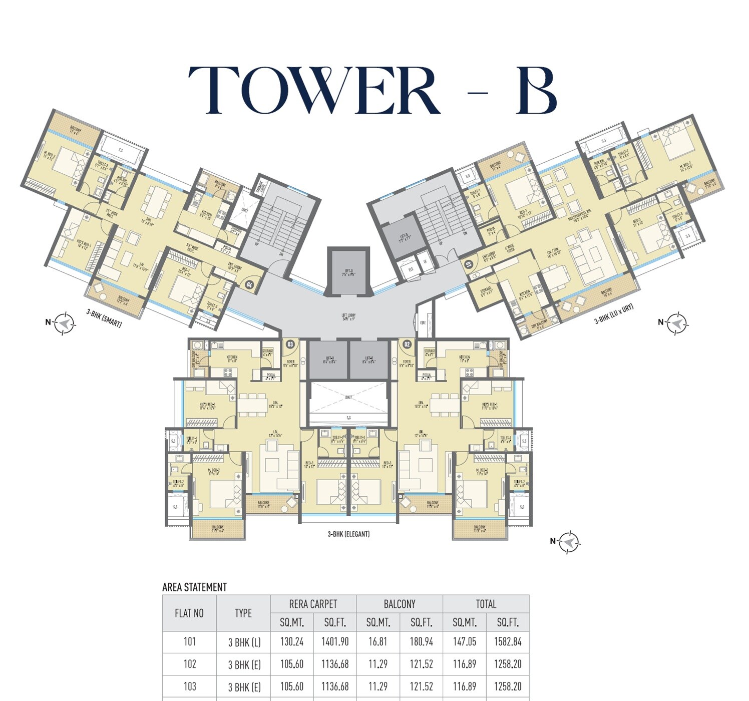 Sonigara The Mark Floor Plans
