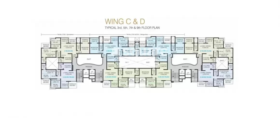 Sonigara Twin Towers Floor Plans