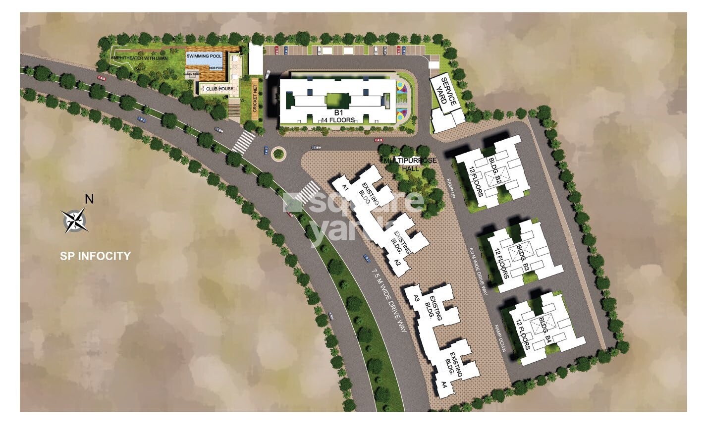 Shapoorji Pallonji Residency Phase 3 Master Plan 1