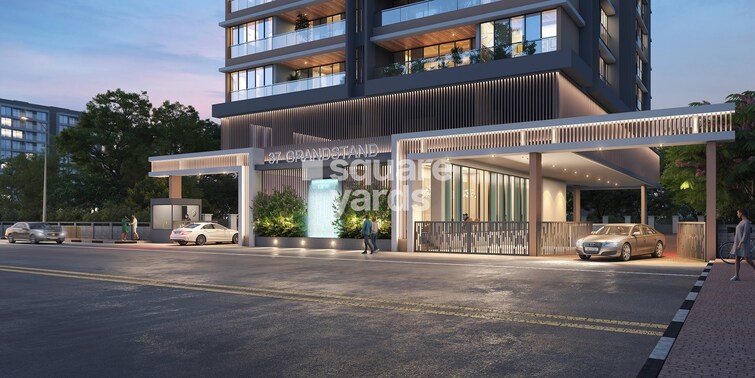 Space 37 Grandstand Entrance View