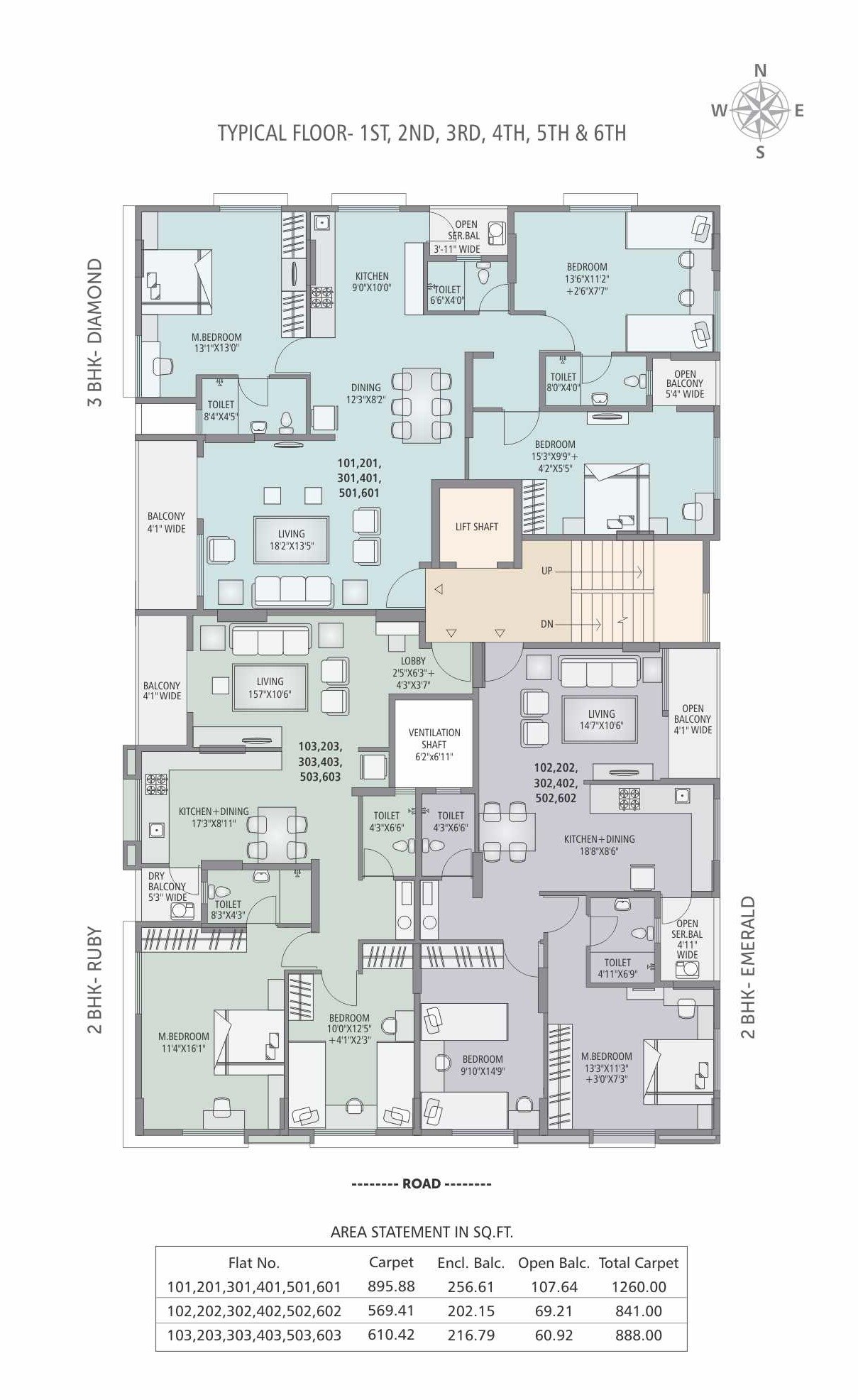 Spaciability 18 Jewels Floor Plans