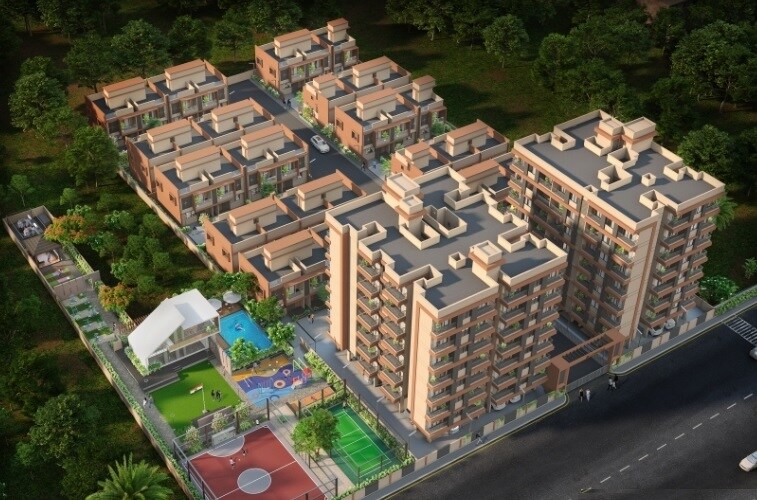 SRP Ayodhyam Villa Tower View