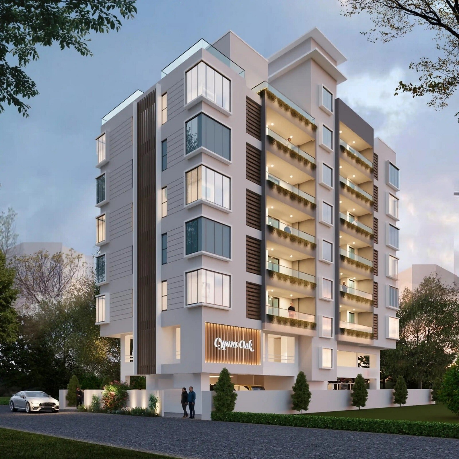 SRS Cyprus Oak Apartment Exteriors 1