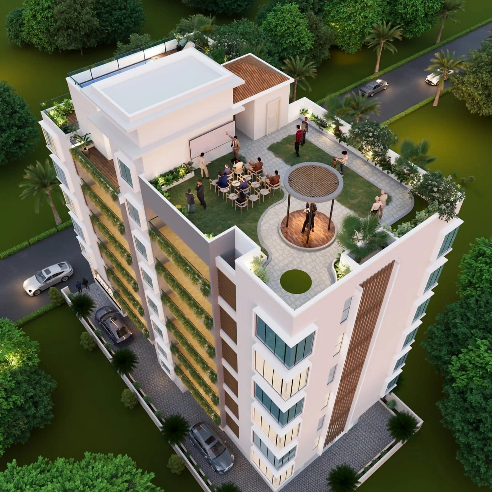 SRS Cyprus Oak Apartment Exteriors 2
