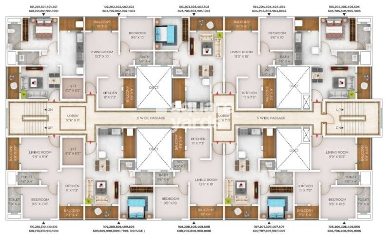 SS Shambhavi Pride Floor Plans