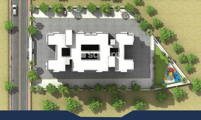 SSD-Sai-Grace_a large building with a plane flying over it