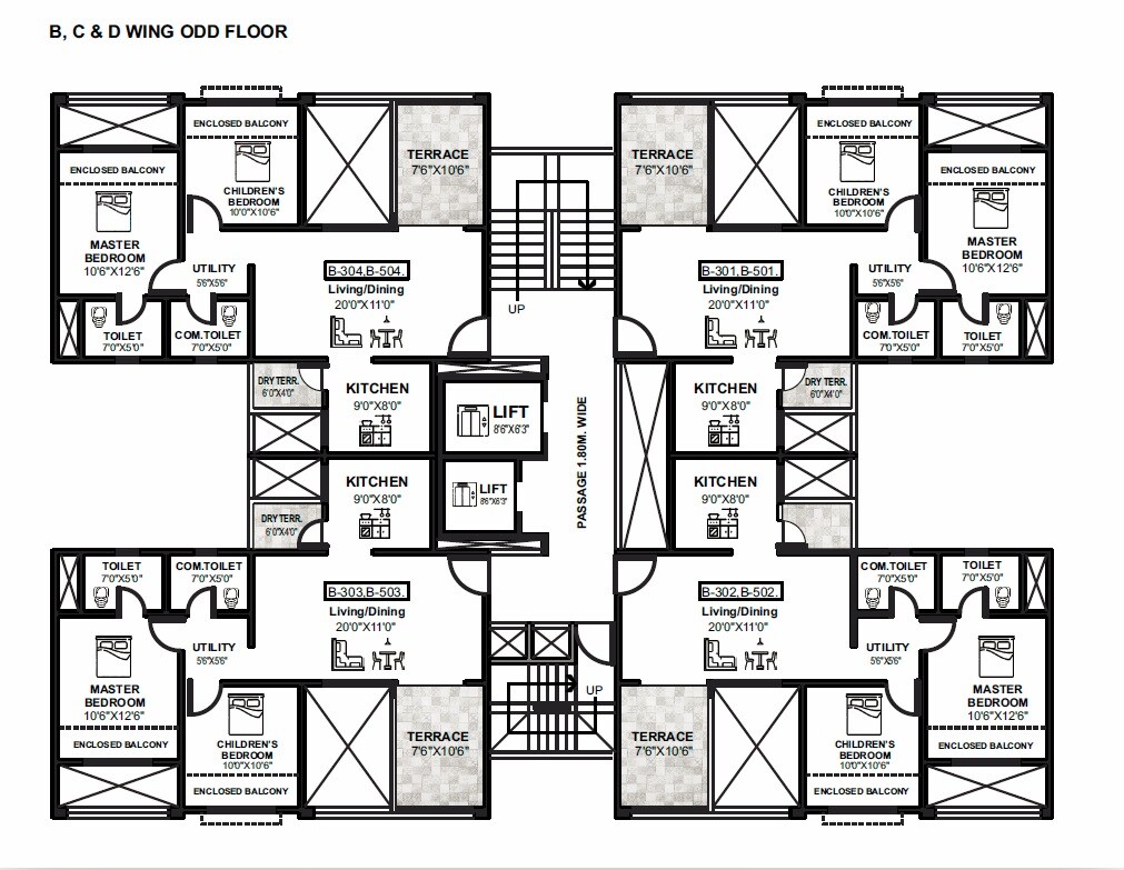 SSD Sai Luxuria Floor Plans 1