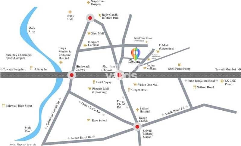 SSD Sai Luxuria Location Image