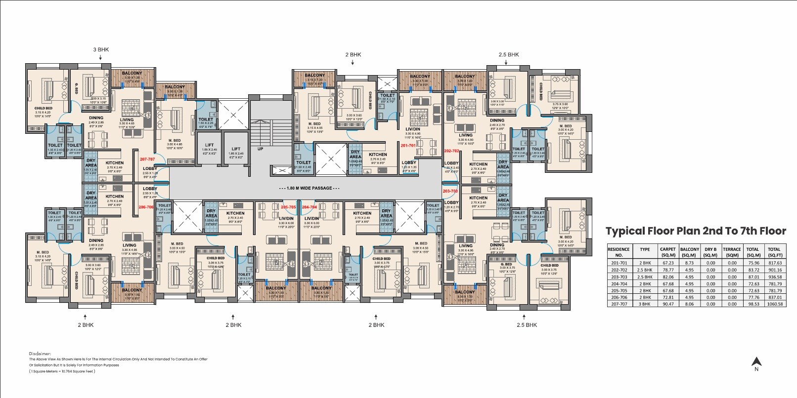 Steadfast Saffron Residency Floor Plans