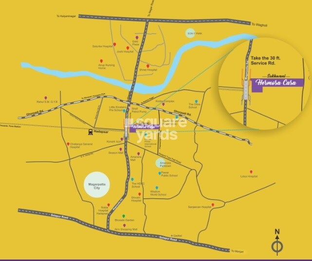 Sukhwani Hermosa Casa Location Image