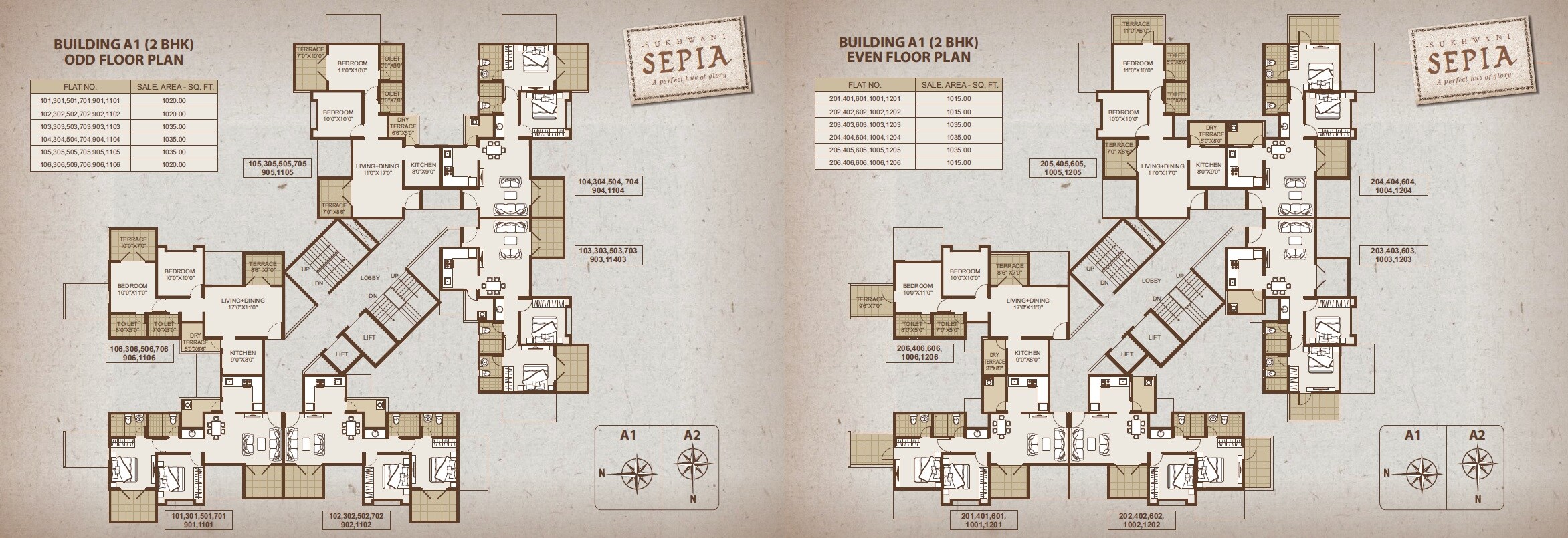 Sukhwani Sepia Phase 2 Floor Plans