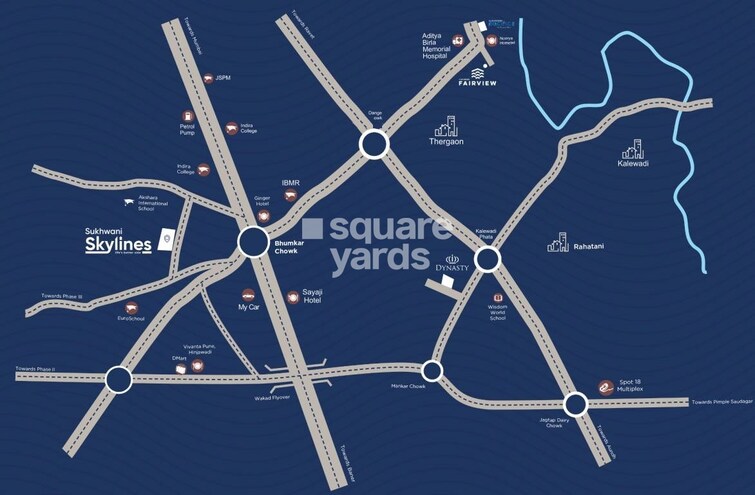 Sukhwani Skylines Location Image
